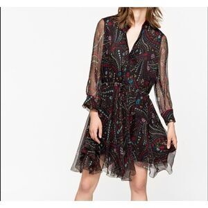 ZADIG & VOLTAIRE Ranil Psyche Deluxe Dress 
Size Small NEW
